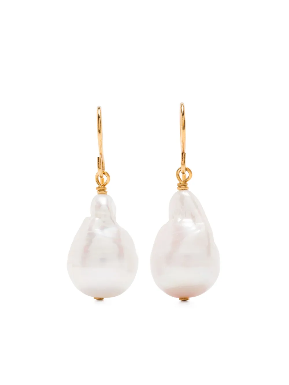 pearl-detail earrings