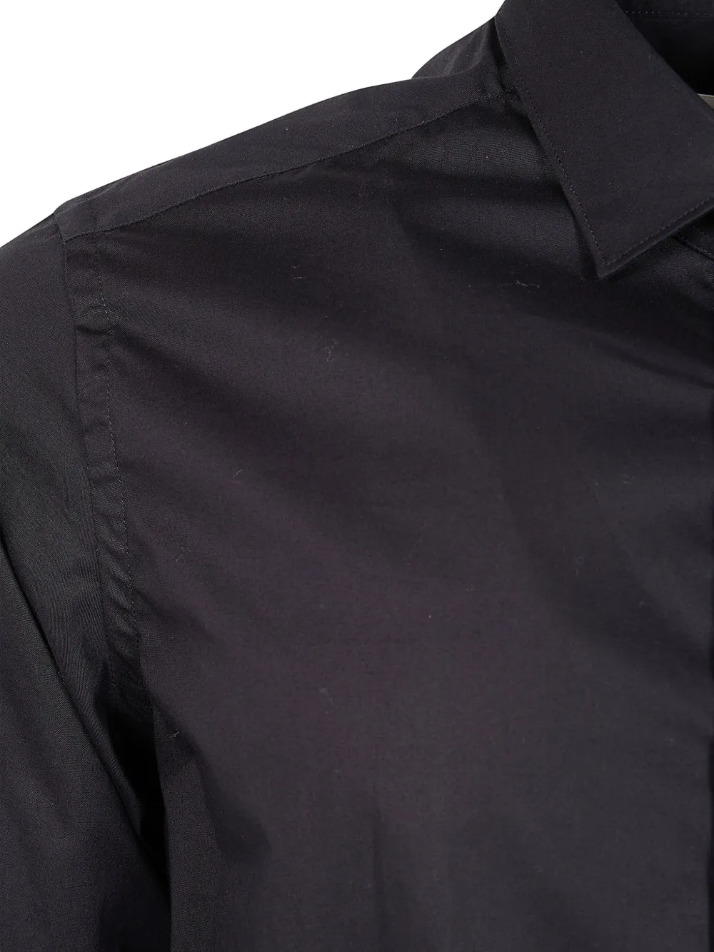 Tintoria Mattei Button-up overhemd met lange mouwen Zwart