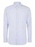 Tintoria Mattei pinstripe button-up shirt - Blue
