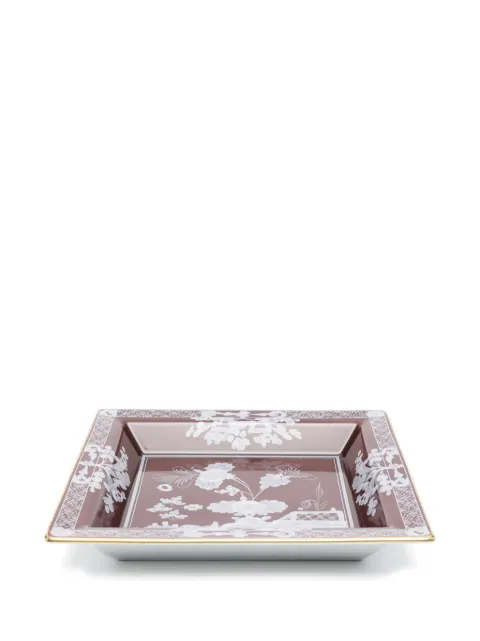 GINORI 1735 floral-print decorative tray (24.5 cm x 24.5 cm))