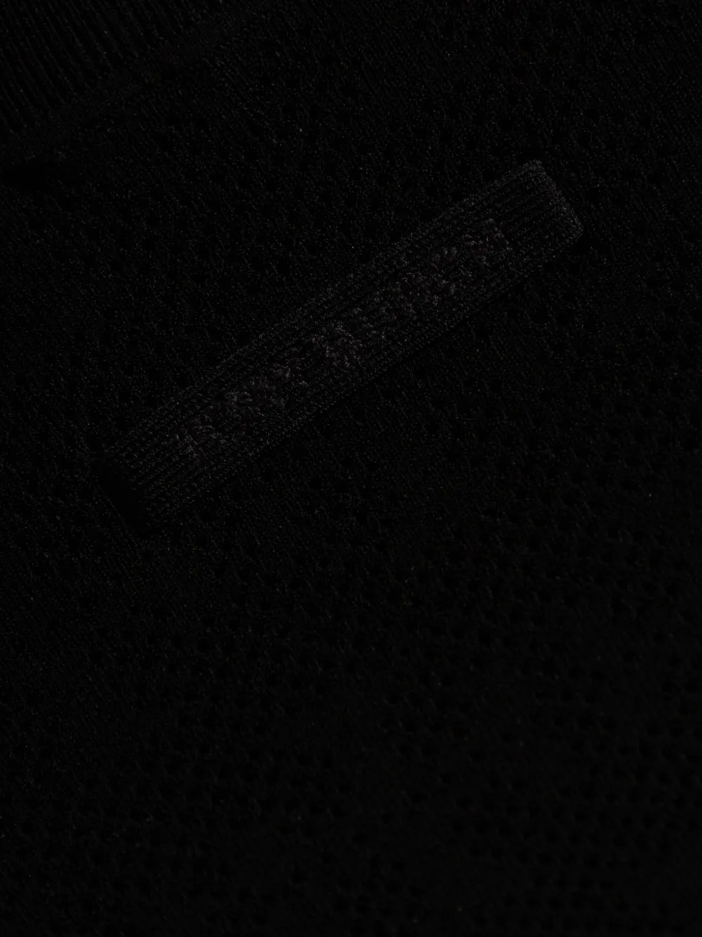 Tory Burch Gebreide top met geperforeerd detail Zwart