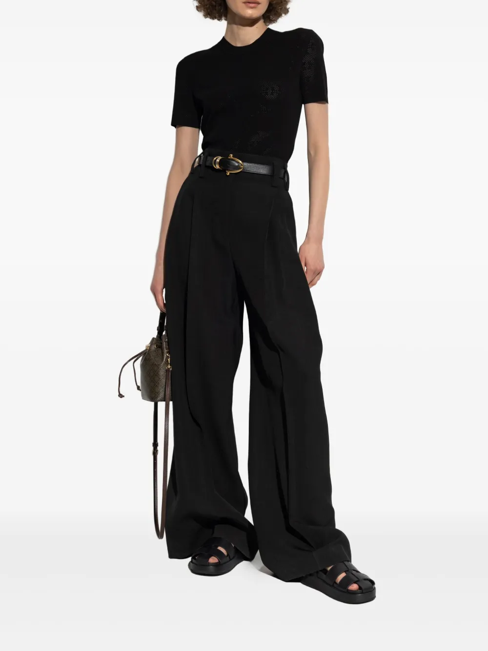 Tory Burch perforated-knit top | T-Shirts & Jersey Shirts | Image 2