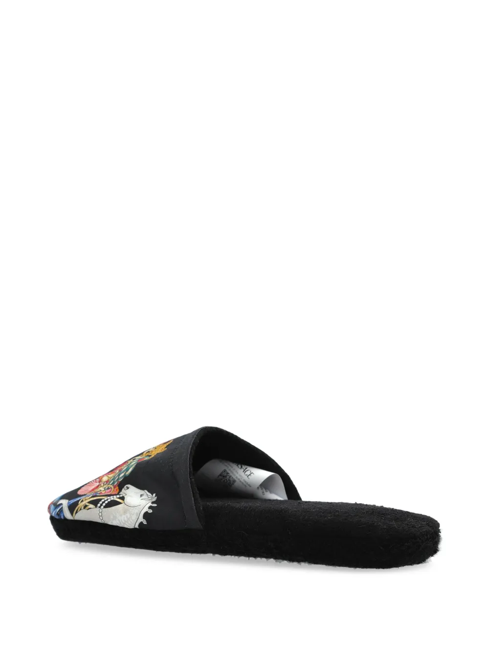 Versace Home printed slippers Black