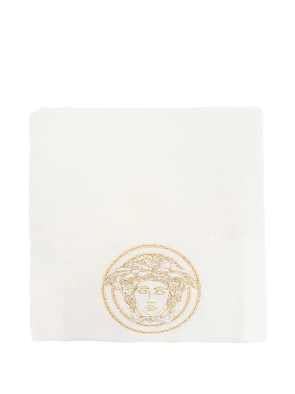 Versace Medusa towel | White | Image 1