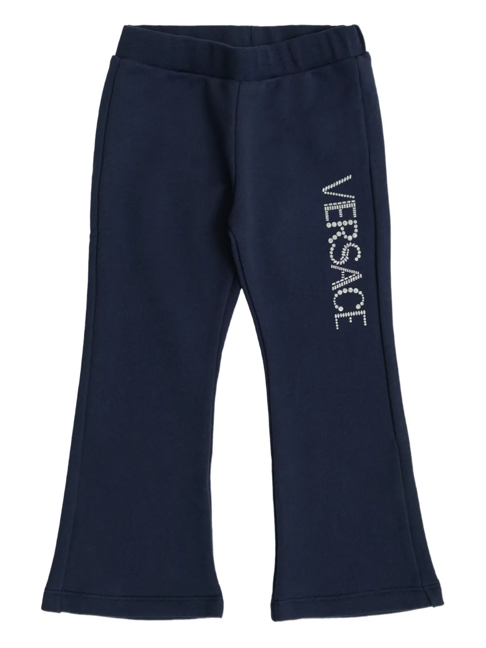 Versace Kids logo-embellished track pants - ブルー Versace Kids logo-embellished track pants - ブルー