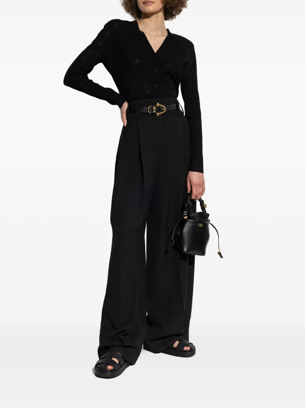 Tory Burch Vest met logo Zwart