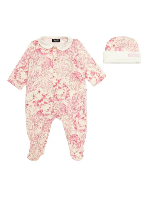 Versace Kids set de mameluco Underwater Barocco