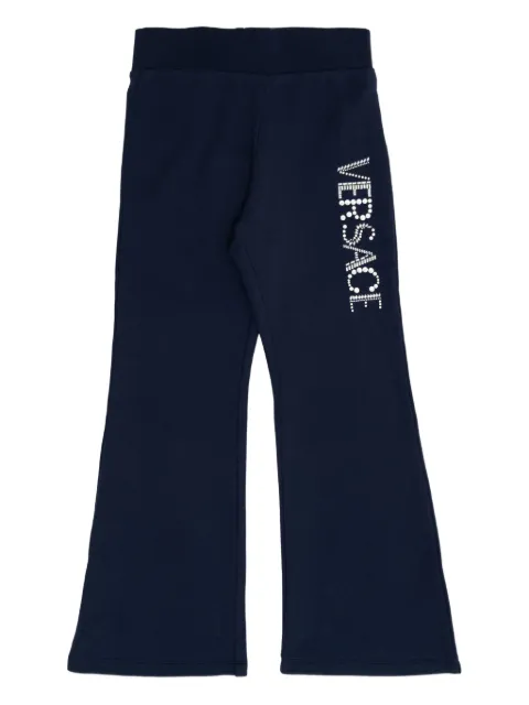 Versace Kids pants con logo y detalles