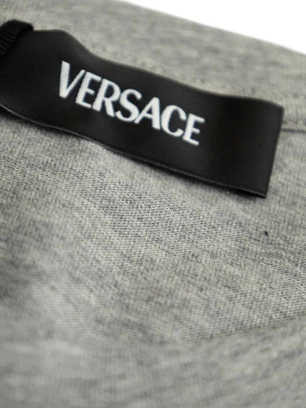 Versace Kids T-shirt met grafische print Grijs