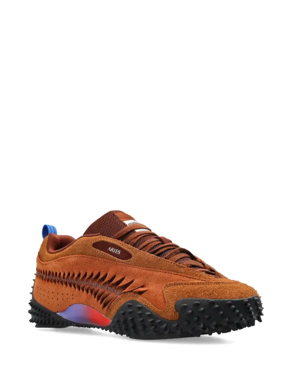 PUMA x Aries Mostro Sneakers | Brown | FARFETCH RO