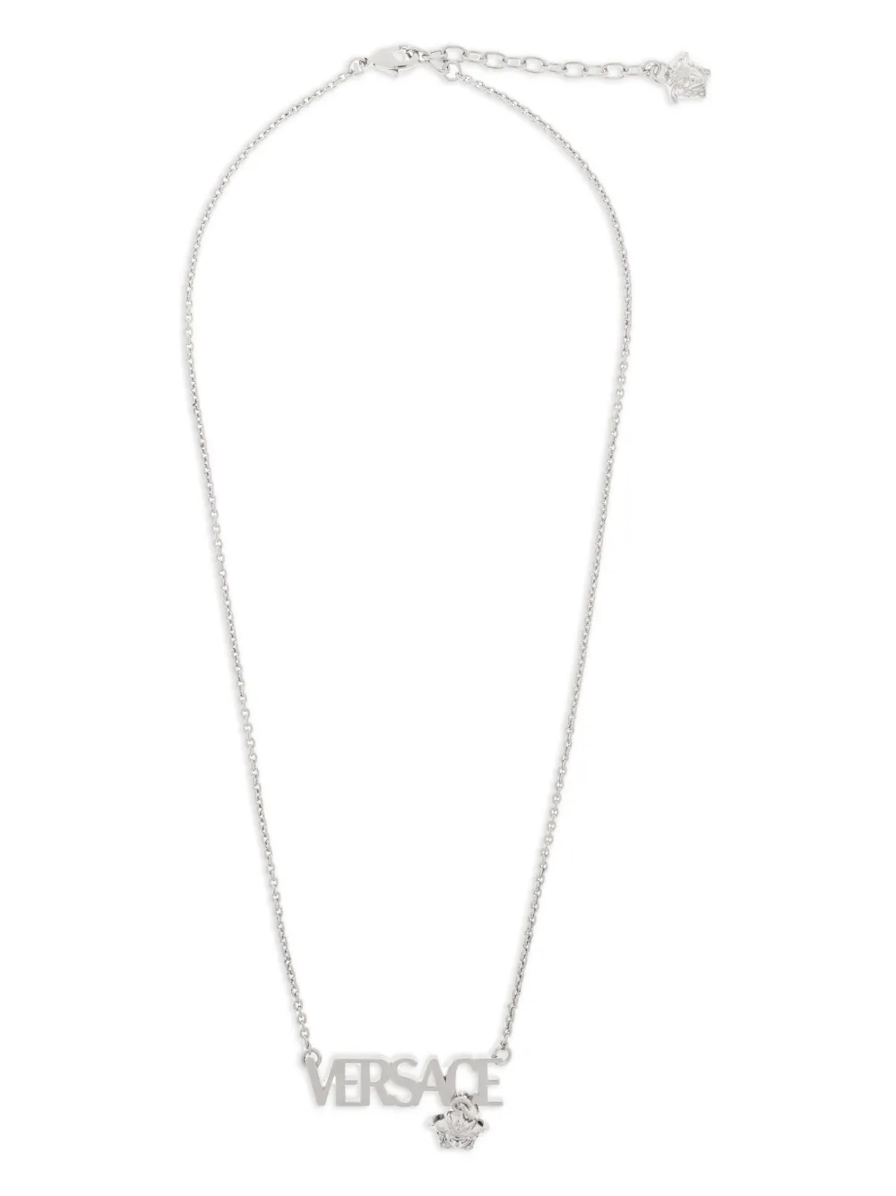 VERSACE LOGO-LETTERING NECKLACE 