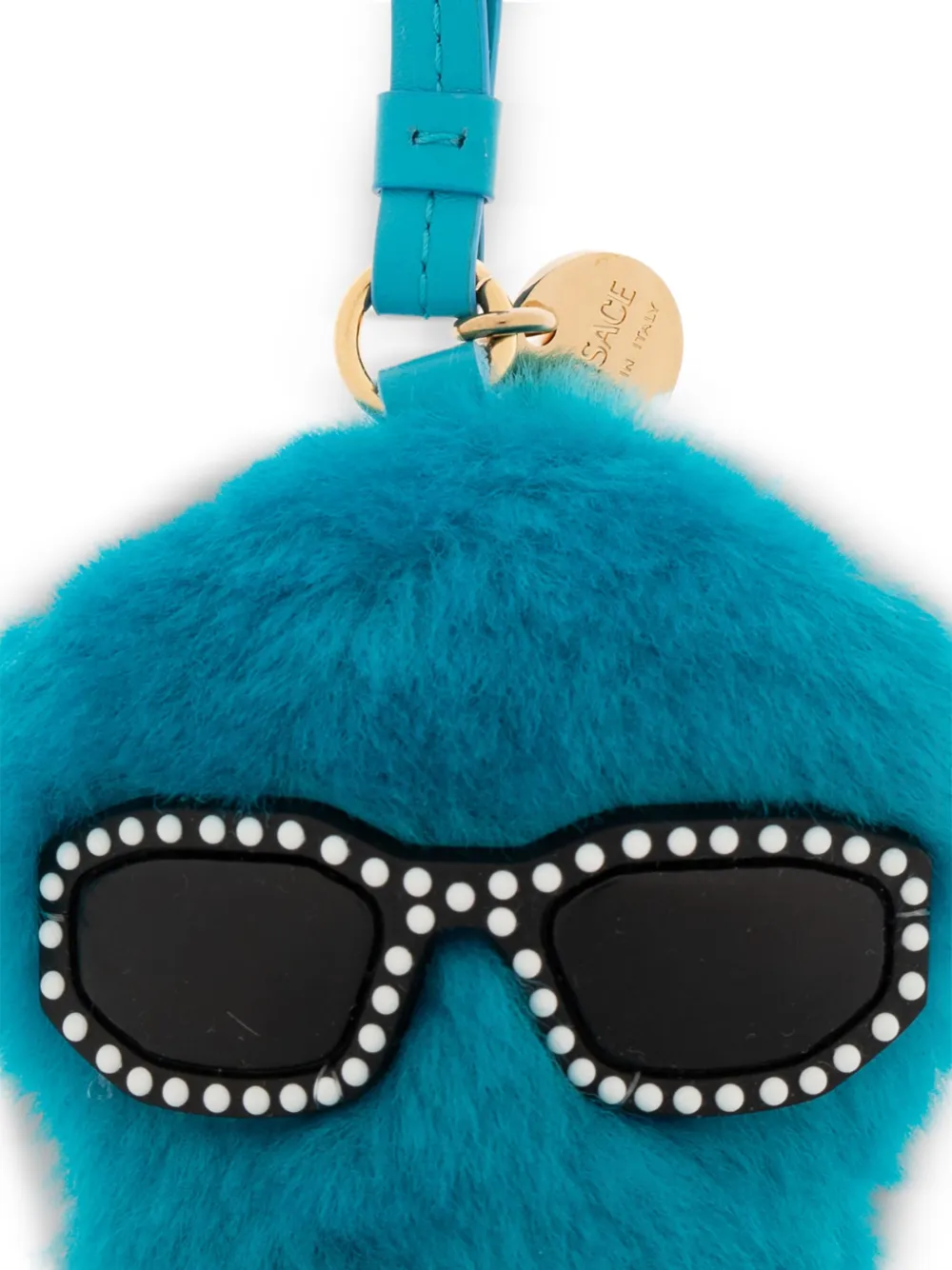 Versace Faux-fur Keyring