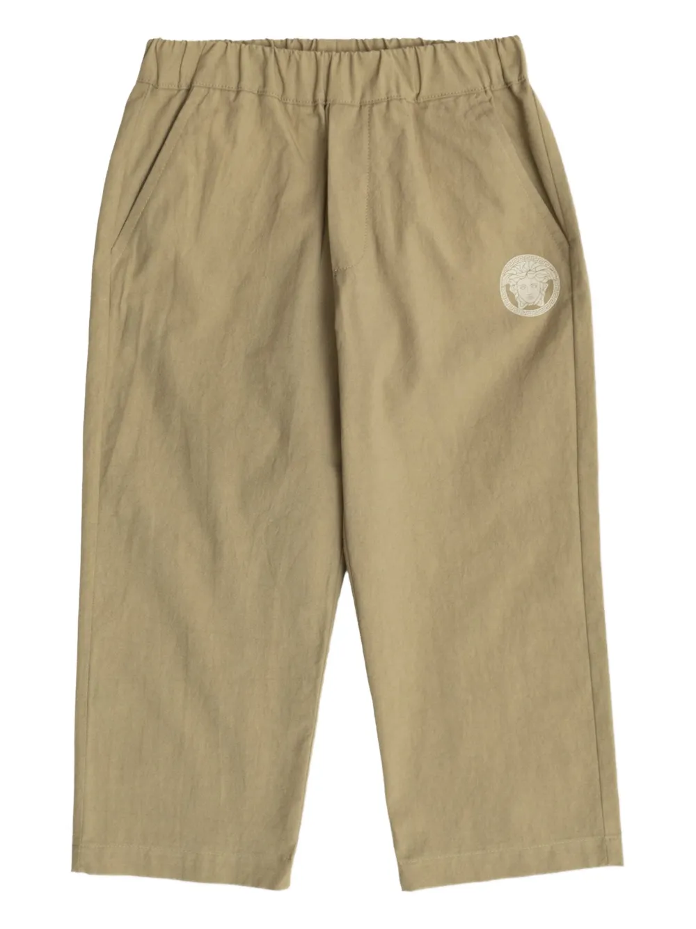 Versace Kids elasticated-waist trousers Beige