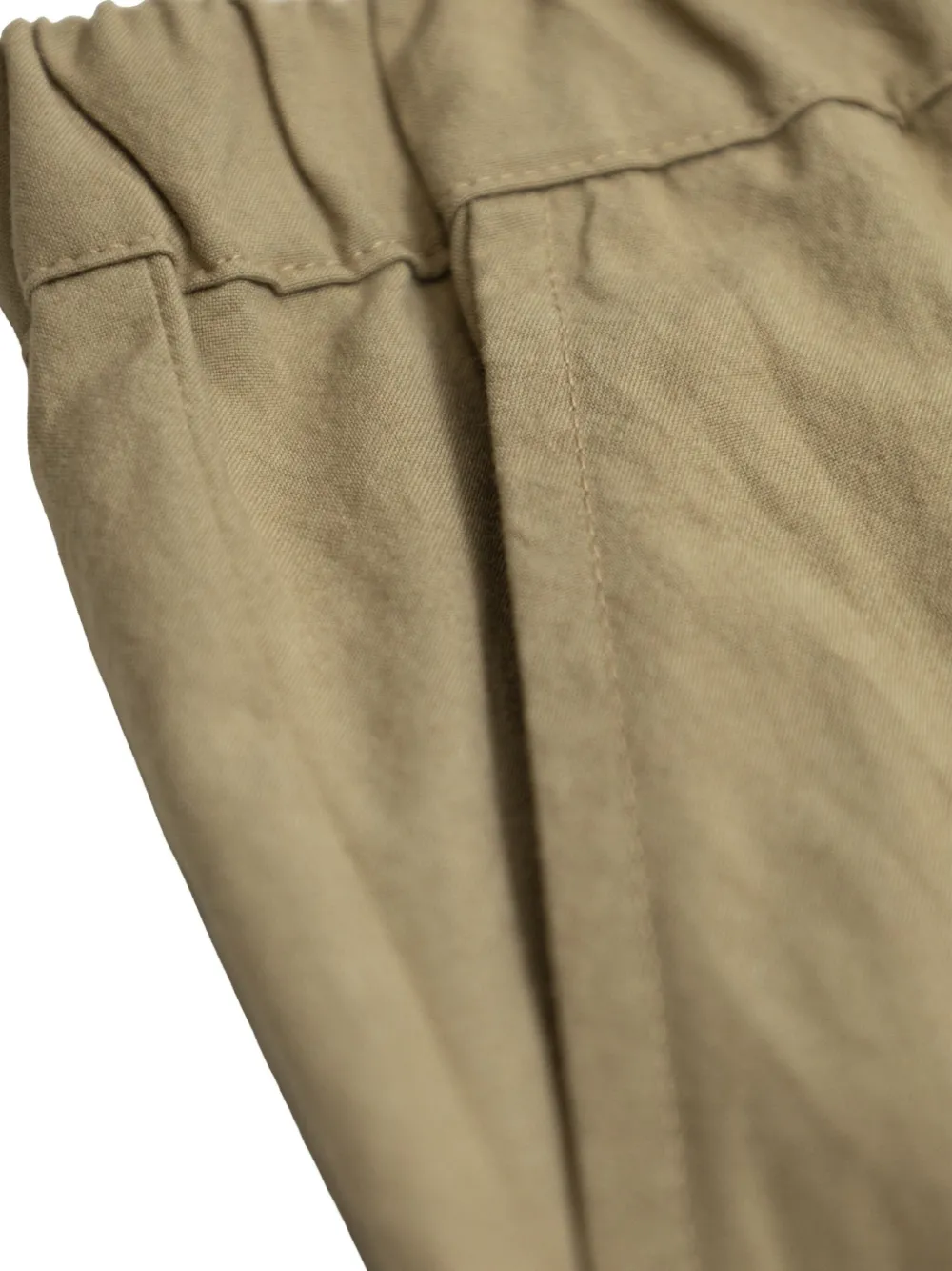 Versace Kids Broek met elastische taille Beige