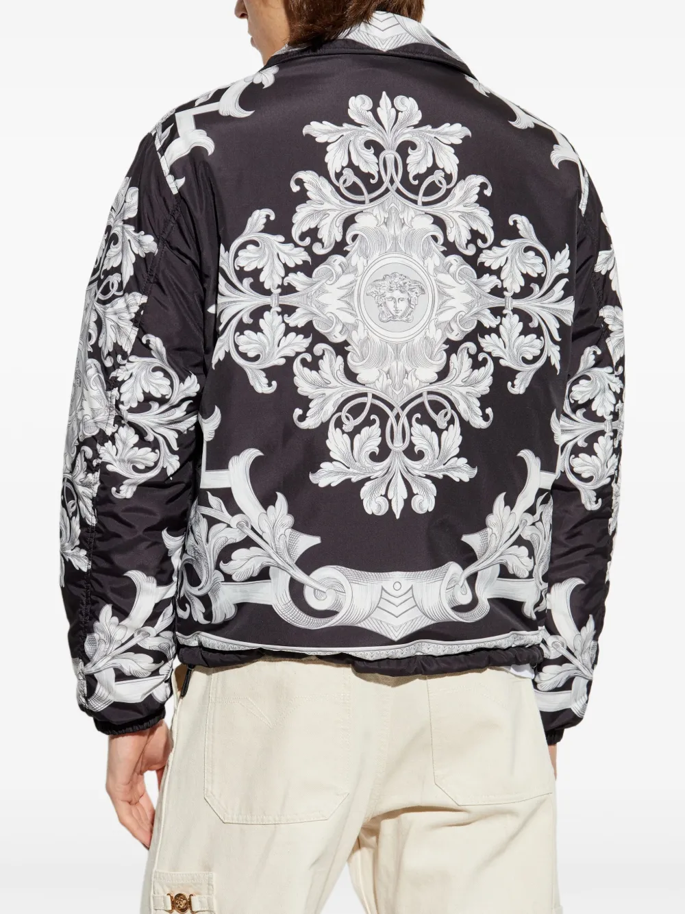 Versace Omkeerbaar jack Zwart