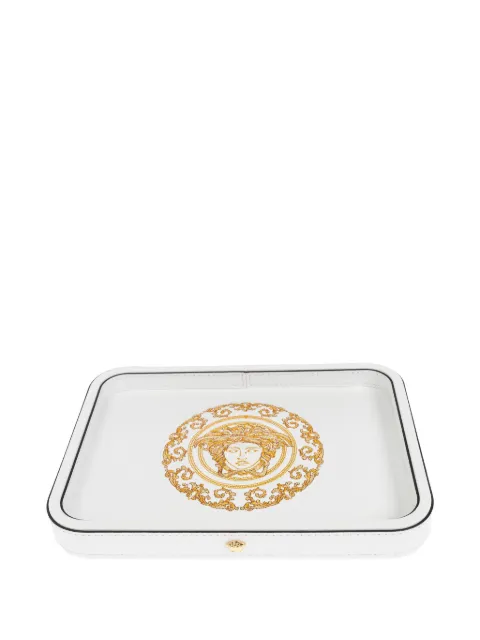 Versace Medusa Gala leather tray