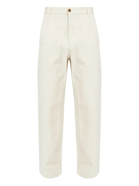 Versace logo-patch utility trousers