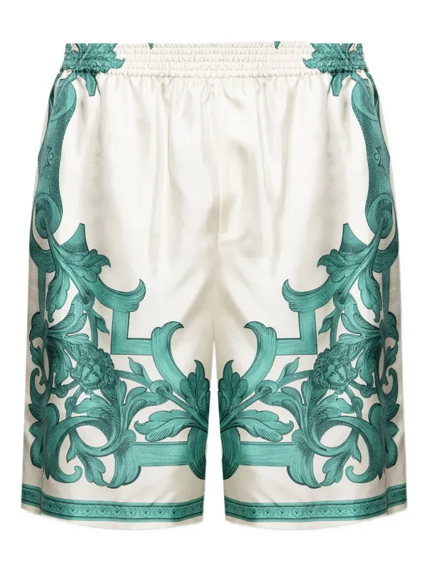 希少 美品 VERSACE ヴェルサーチ ショートパンツ バロック 柄 XL 希少 美品 VERSACE ヴェルサーチ ショートパンツ バロック 柄 XL