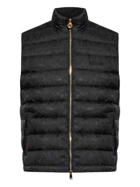 Versace Barocco-jacquard gilet