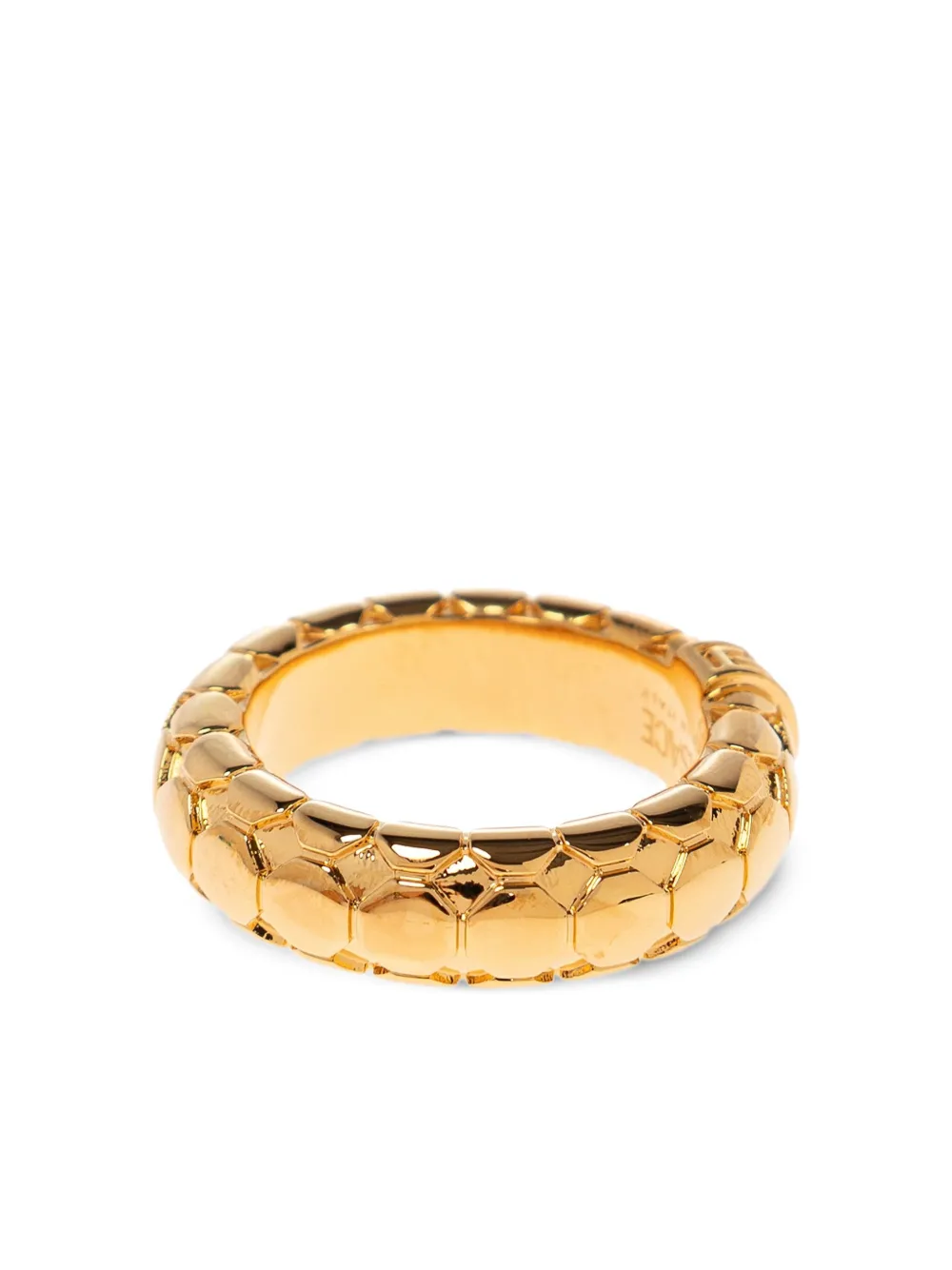 Versace Greca Snake Ring