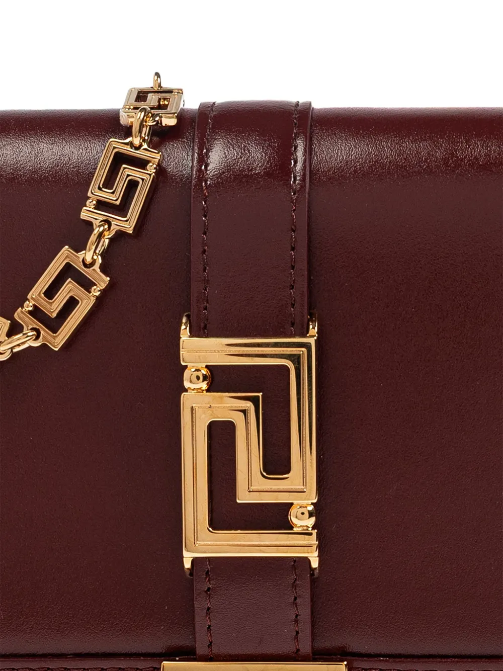 Versace Greca Goddess mini-clutch Rood