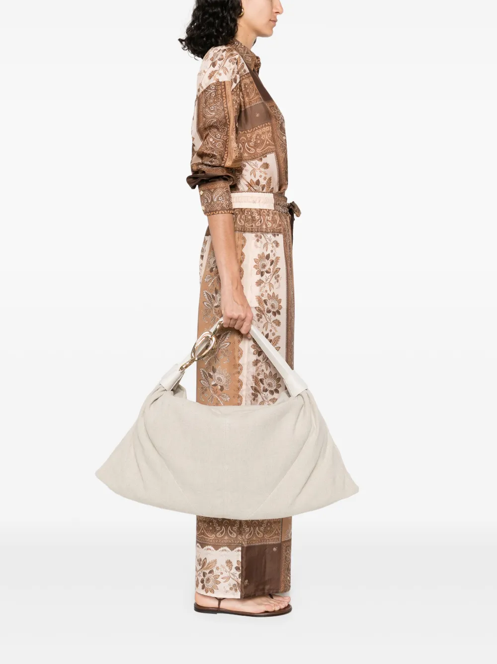 ZIMMERMANN Hobo schoudertas - Beige