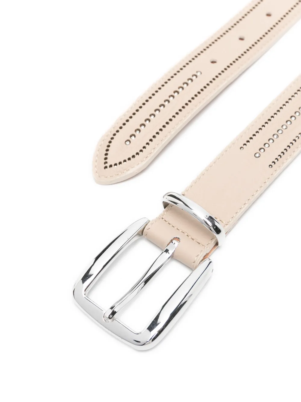 Peserico Riem met studs - Beige