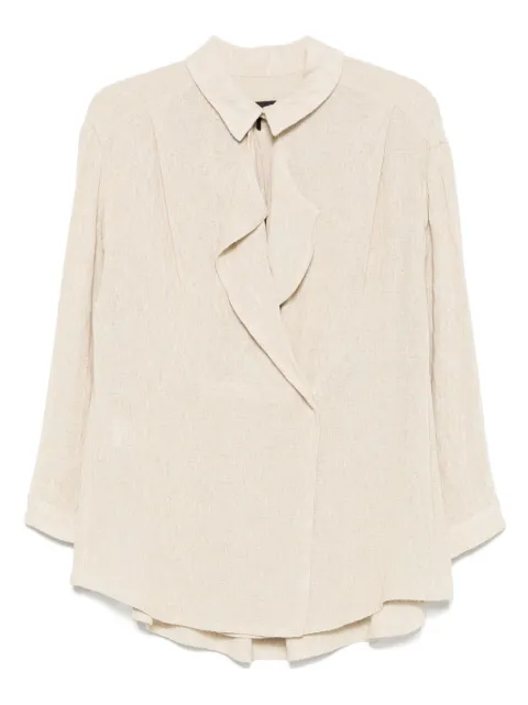 Giorgio Armani ruffle-detail blouse 