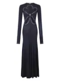Rabanne cut-out evening dress - Black