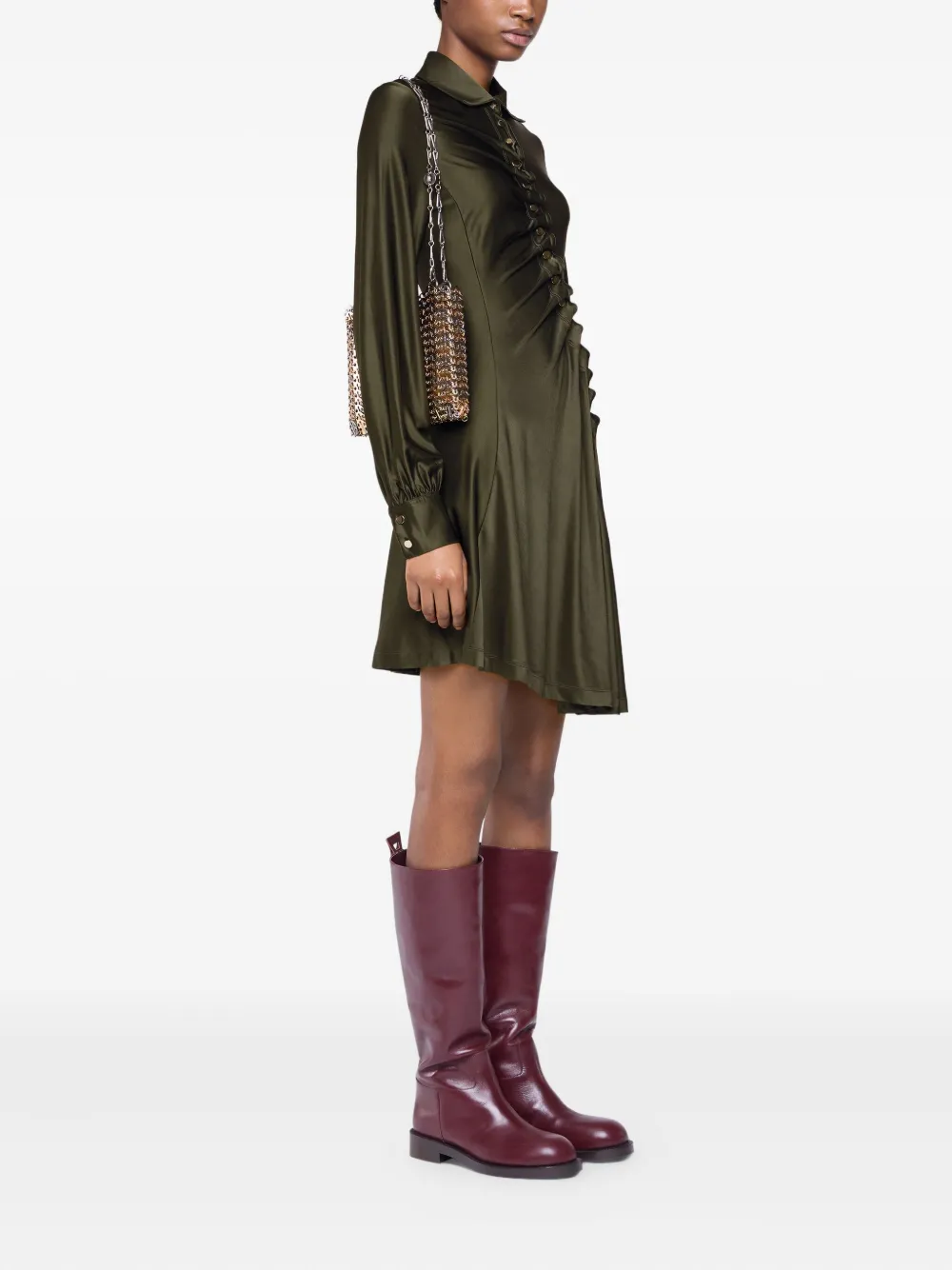 Rabanne button-embellished draped dress | Day Dresses | Image 2