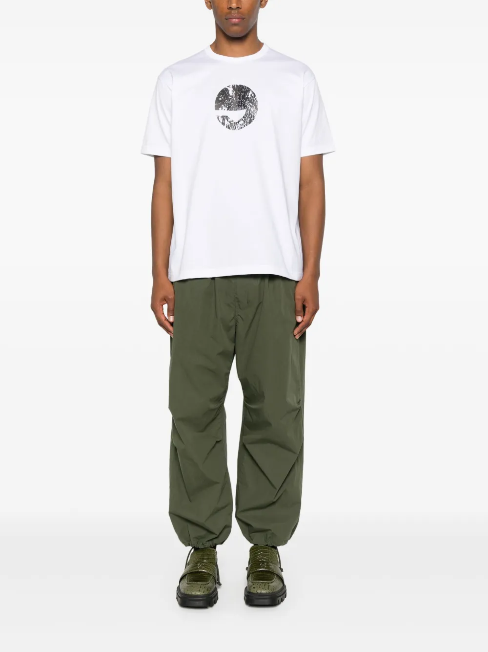 Junya Watanabe MAN Katoenen T-shirt - Wit
