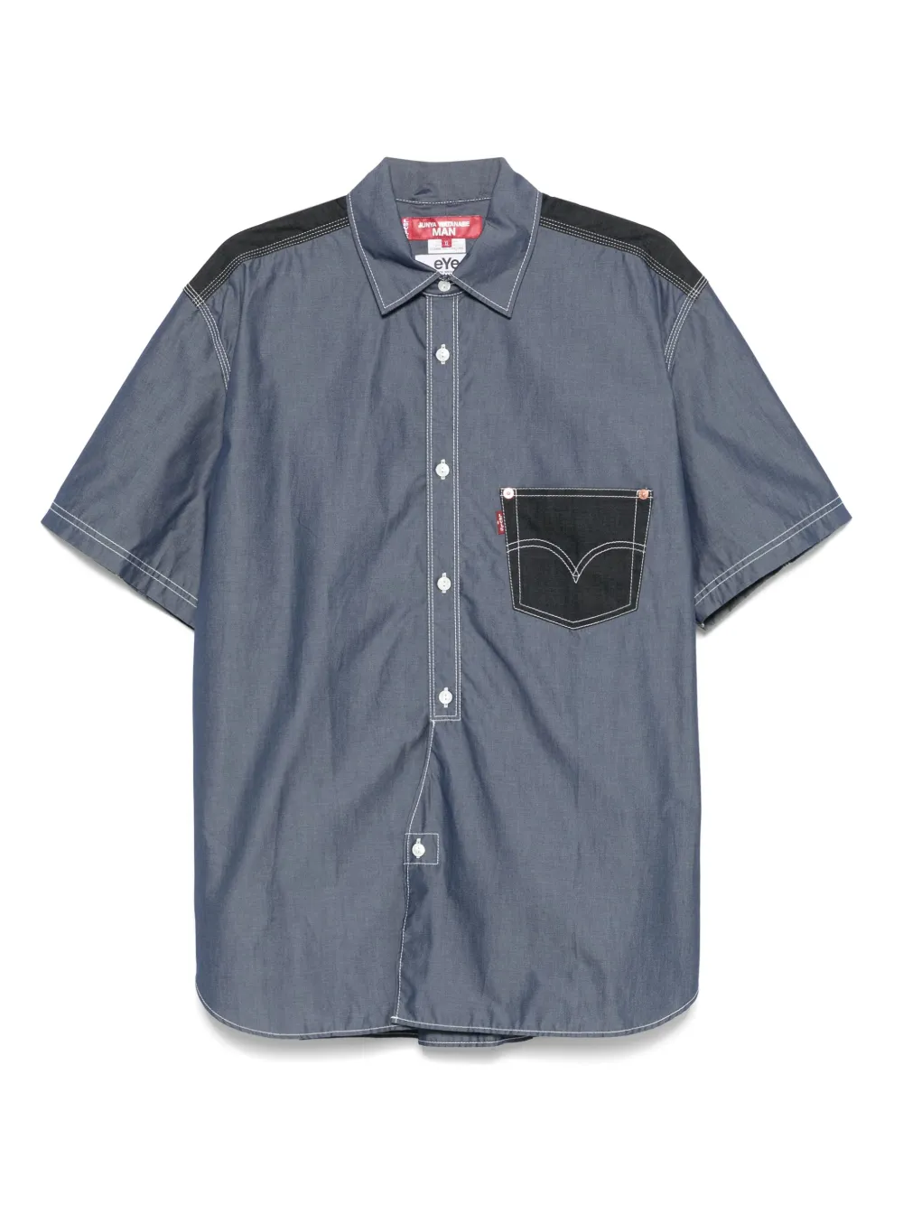 Junya Watanabe MAN pocket-detail shirt | Blue | Image 1