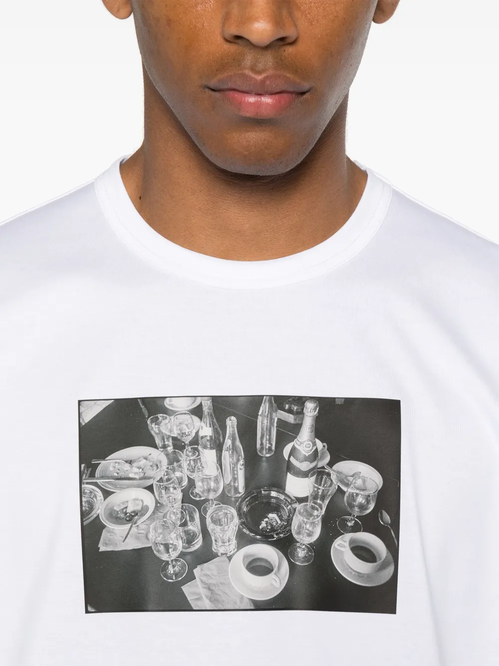 Junya Watanabe MAN Katoenen T-shirt Wit
