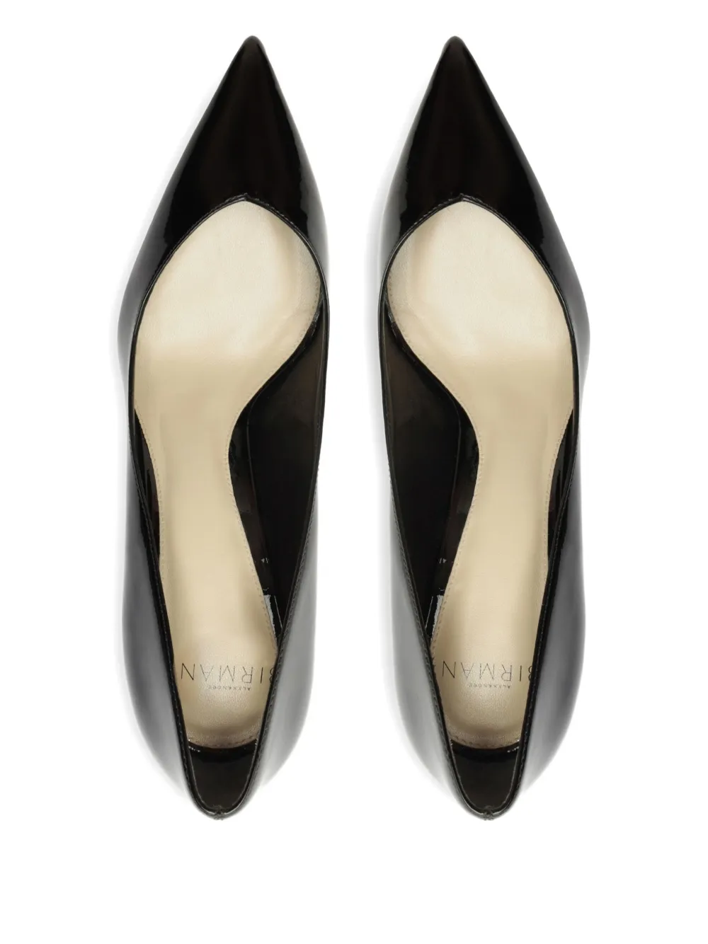 Alexandre Birman Frenchie Patent Leather Pumps In Black