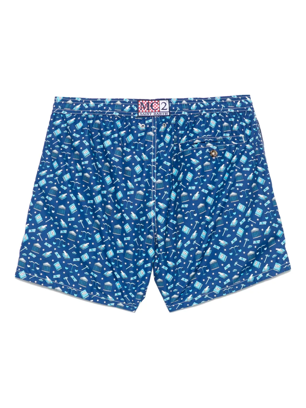MC2 SAINT BARTH GRAPHIC-PRINT SWIM SHORTS