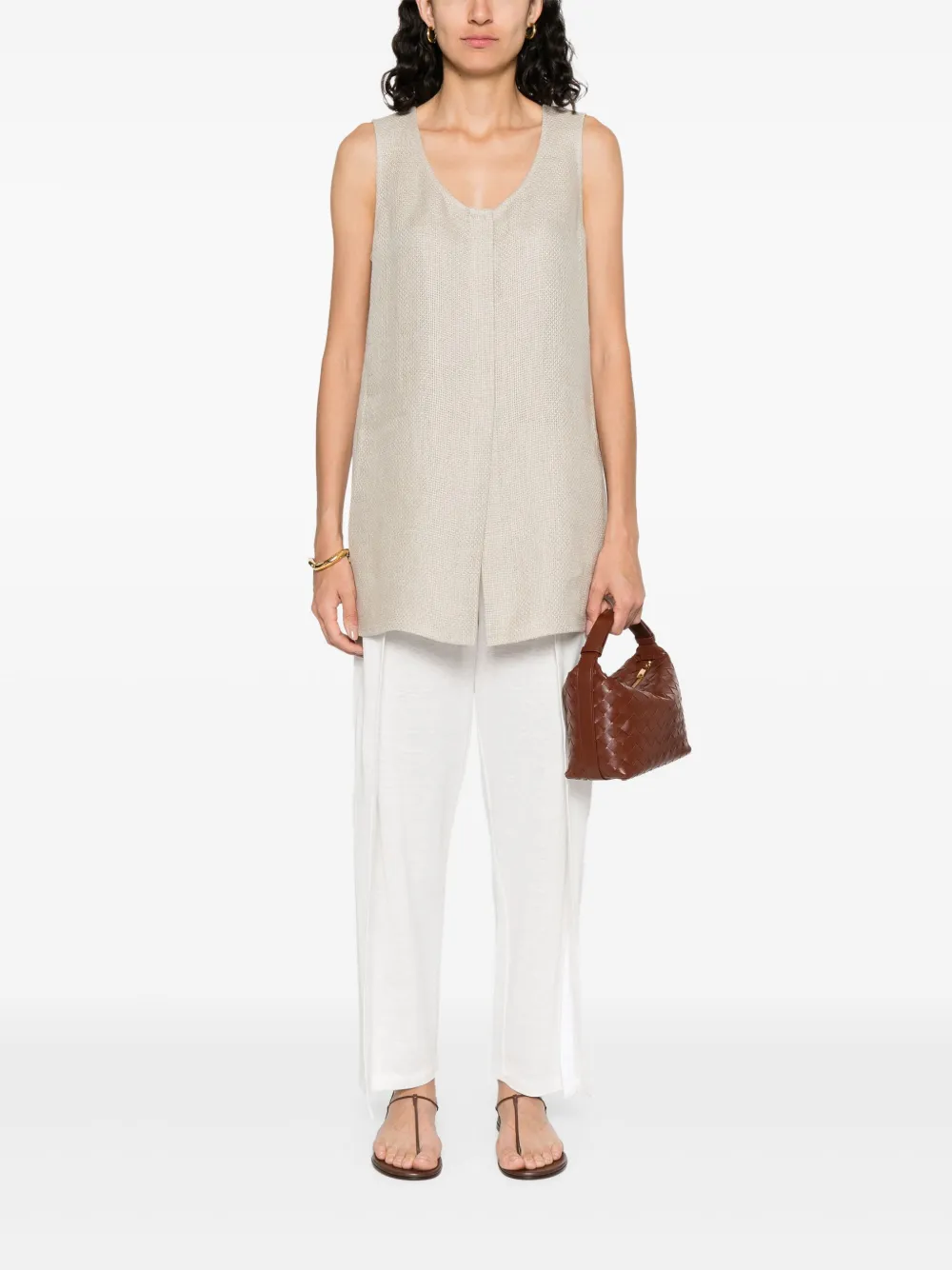 Giorgio Armani Straight broek - Wit