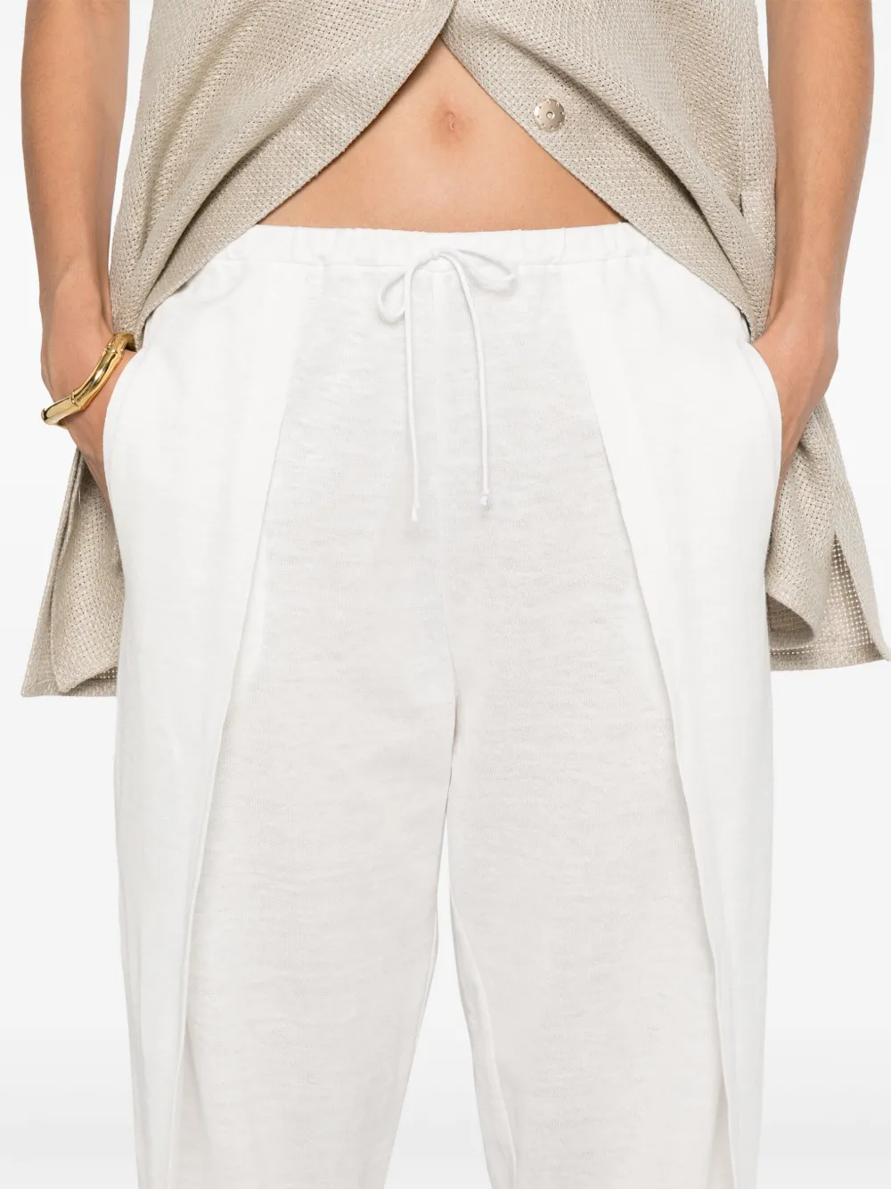 Giorgio Armani Straight broek Wit