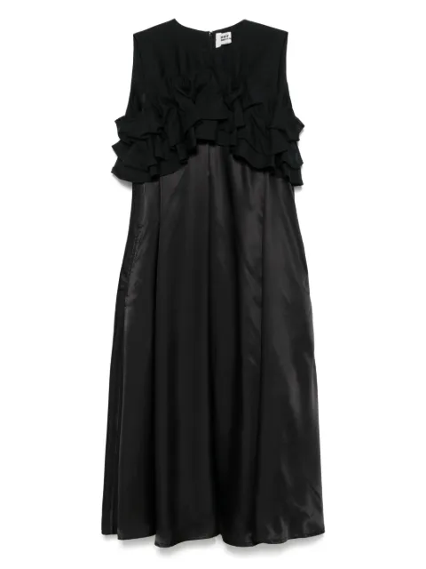 Noir Kei Ninomiya ruffle-detail midi dress 