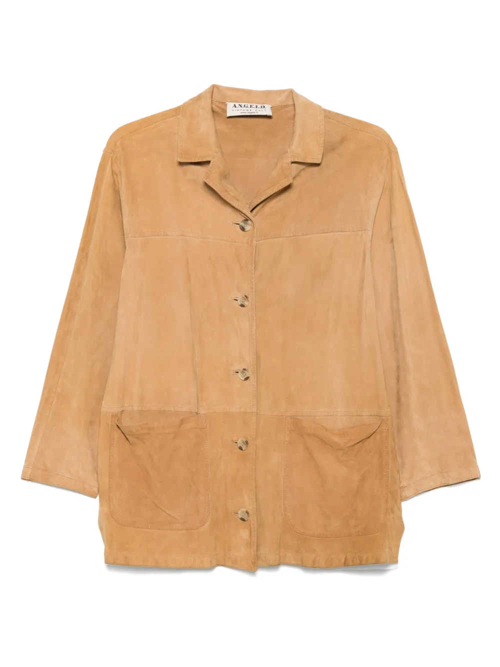 A.N.G.E.L.O. Vintage Cult 2000s pre-owned suede jacket | Neutrals | Image 1