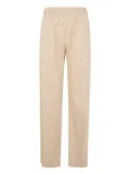 DRHOPE striped elastic-waist pants - Neutrals