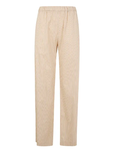 DRHOPE striped elastic-waist pants