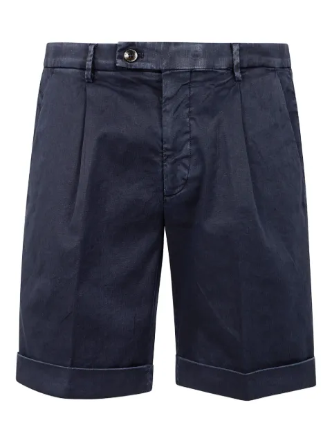 michael coal pleated cuffed shorts