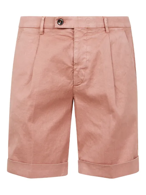 michael coal pleated cuffed shorts
