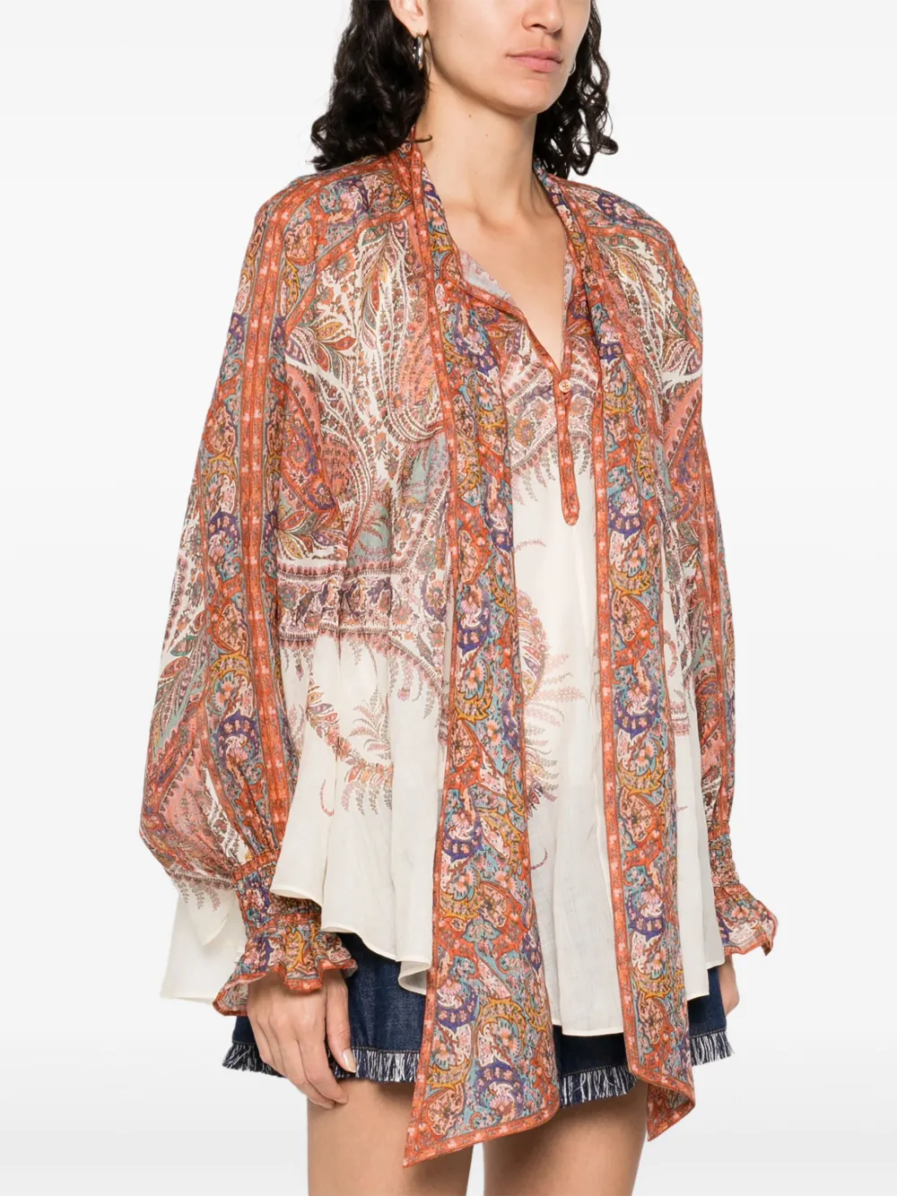 ZIMMERMANN Rhiannon blouse Beige