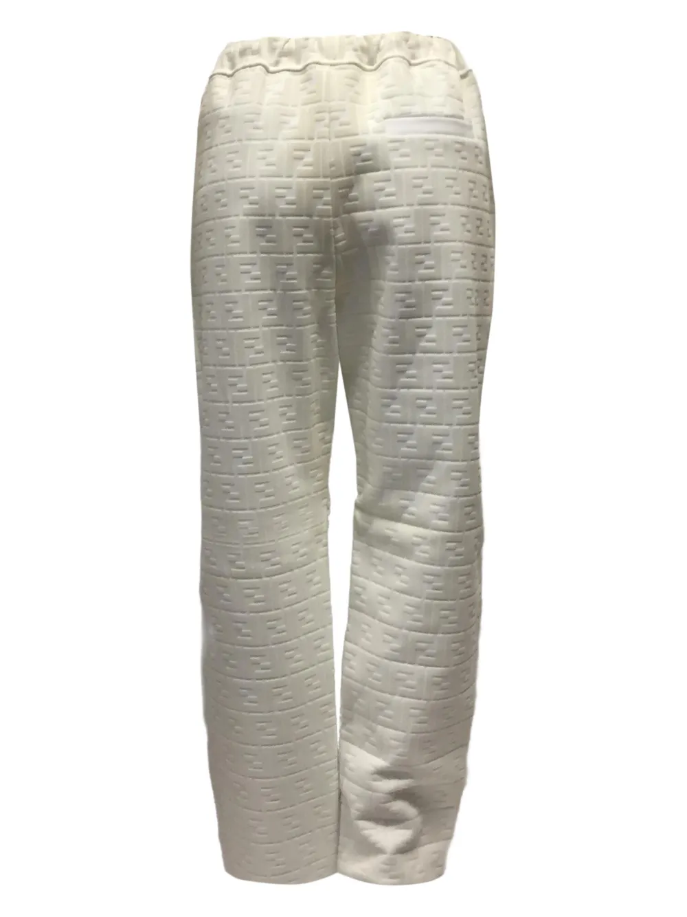 FENDI Zucca-embossed track pants Wit