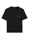FREEDOM OF SPACE Signature cotton T-shirt - Black