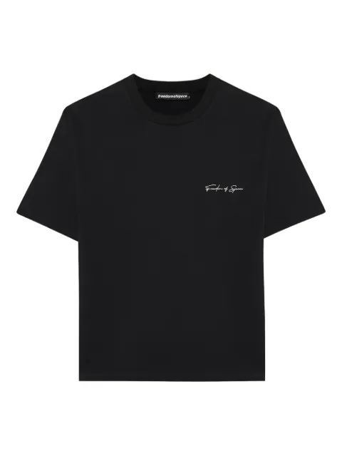 FREEDOM OF SPACE Signature cotton T-shirt
