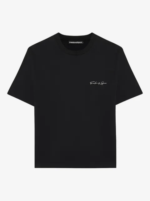 FREEDOM OF SPACE Signature cotton T-shirt