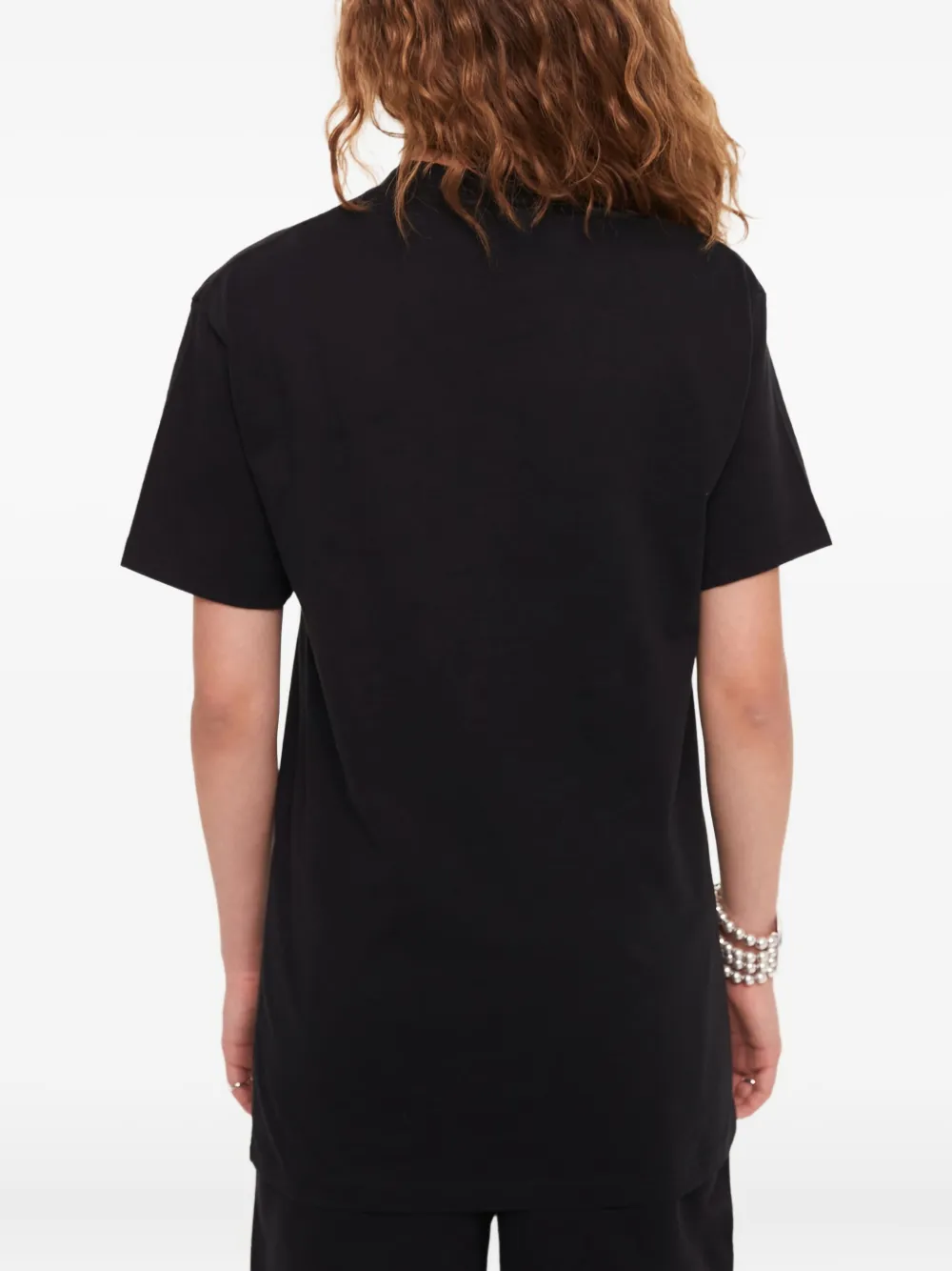 Freedom Of Space Signature Cotton T-shirt In Black