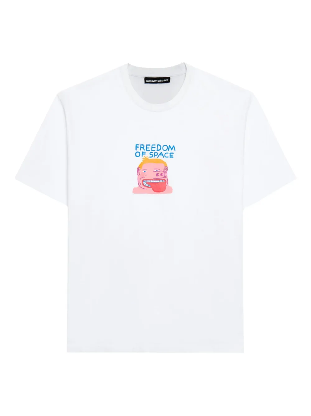 FREEDOM OF SPACE playera de algodón | blanco | Image 1